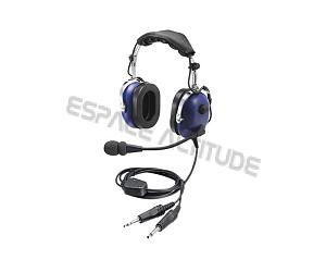 Casque ICOM microphone pilote aviation, connecteur double jack aviation